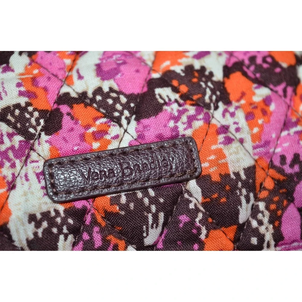 Vera Bradley Houndstooth Tweed Cosmetic Travel storage Bag 10